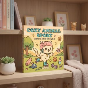 portada libro de colorear facil animales